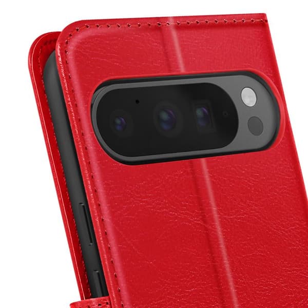 Fodral för Google Pixel 9 Pro XL Plånbok med Rem Mayaxess Röd