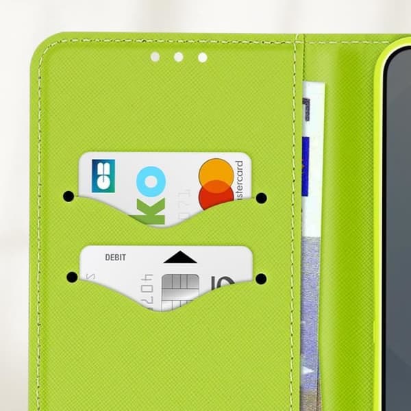 Etui för Samsung Galaxy S25 Fällportfölj Fancy Mörkblå