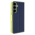 Miniatyrbild 2 av 4: Etui för Samsung Galaxy S25 Fällportfölj Fancy Mörkblå