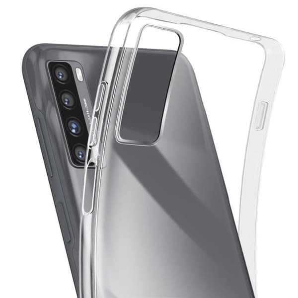 Coque för TCL 20L och TCL 20L Plus Silikon Mjuk Design Tunn Lätt Transparent