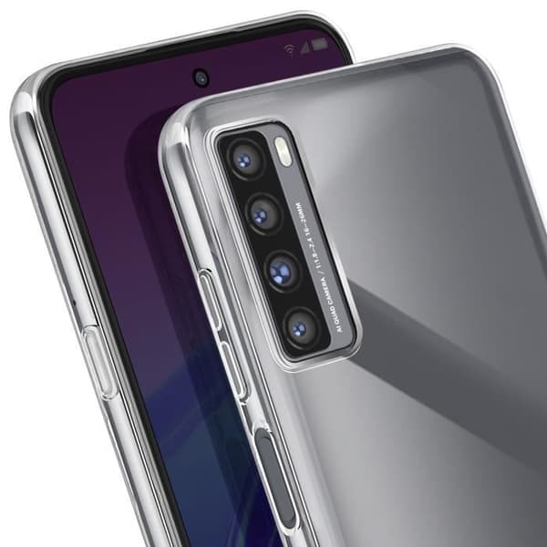 Coque för TCL 20L och TCL 20L Plus Silikon Mjuk Design Tunn Lätt Transparent