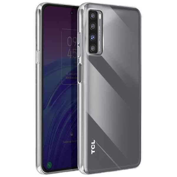 Coque för TCL 20L och TCL 20L Plus Silikon Mjuk Design Tunn Lätt Transparent