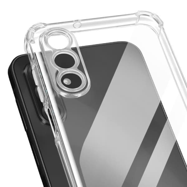 Skydd för Samsung Galaxy A26 Stötabsorberande Flexibel Förstärkta hörn Transparent