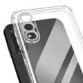 Miniatyrbild 2 av 4: Skydd för Samsung Galaxy A26 Stötabsorberande Flexibel Förstärkta hörn Transparent