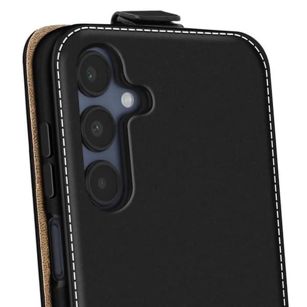 Husklapp Vertikal för Samsung Galaxy A16 Kortficka Svart