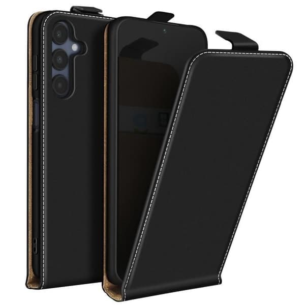 Husklapp Vertikal för Samsung Galaxy A16 Kortficka Svart