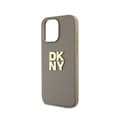 Miniatyrbild 3 av 4: Skal för Apple iPhone 14 Pro Max med Metalliskt Logotyp ochHandledsrem DKNY Beige