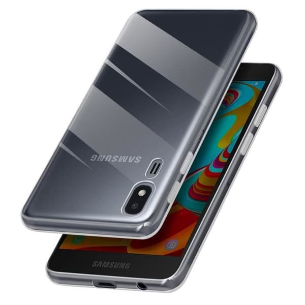 Coque för Samsung Galaxy A2 Core Silikon Mjuk Design Tunn Lätt Transparent