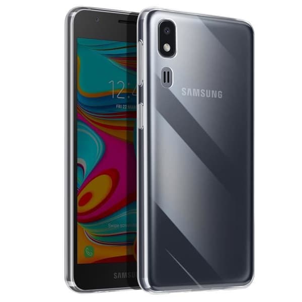 Coque för Samsung Galaxy A2 Core Silikon Mjuk Design Tunn Lätt Transparent