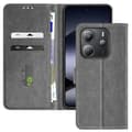 Miniatyrbild 1 av 4: Fodral för Xiaomi Redmi Note 14 4G Fickbok och Videostativ Grå