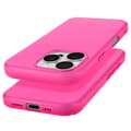 Miniatyrbild 2 av 4: Coque för iPhone 16 Pro Semi-rigida Soft-touch Anti-fingeravtryck Fuchsia