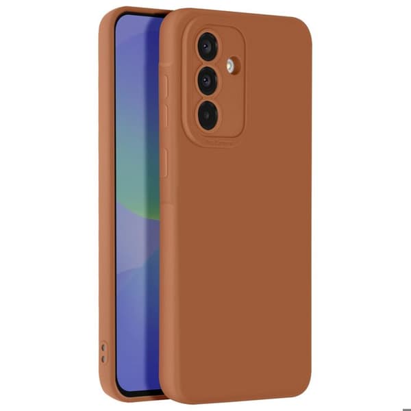 Skyddsfodral för Samsung Galaxy A36 Slät Silikon Kamera Blockerat Brun