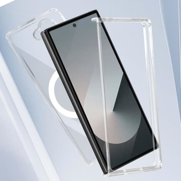 MagSafe-skal för Samsung Z Fold 6 Hård Mjuk Förstärkt Transparent