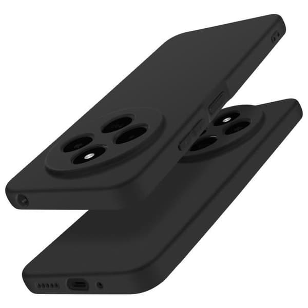 Coque för Redmi 14C Matt Ytfinish Mjuk Antichock 3mk Svart