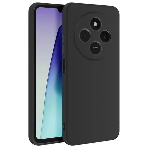 Coque för Redmi 14C Matt Ytfinish Mjuk Antichock 3mk Svart