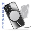 Miniatyrbild 3 av 4: Coque MagSafe för iPhone 16 Plus Bakstycke i Kristall Svart