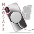 Miniatyrbild 3 av 4: Coque MagSafe för iPhone XS och X Bakkrutask Färg Roséguld