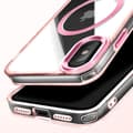 Miniatyrbild 2 av 4: Coque MagSafe för iPhone XS och X Bakkrutask Färg Roséguld