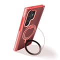 Miniatyrbild 3 av 4: Coque MagSafe för Samsung Galaxy S24 Ultra Stötsäker Fällbart Stöd Röd