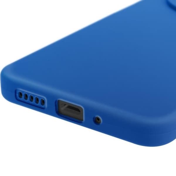 Coque för Xiaomi Redmi 14C Silikon Matt Kamera Blockerat Blå