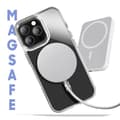 Miniatyrbild 3 av 4: Coque MagSafe för iPhone 16 Pro Baksidan Glas Färg Silver