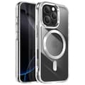 Miniatyrbild 1 av 4: Coque MagSafe för iPhone 16 Pro Baksidan Glas Färg Silver