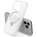 Miniatyrbild 4 av 4: Coque MagSafe för iPhone 14 Pro Stötsäker med Fällbart Stöd Vit