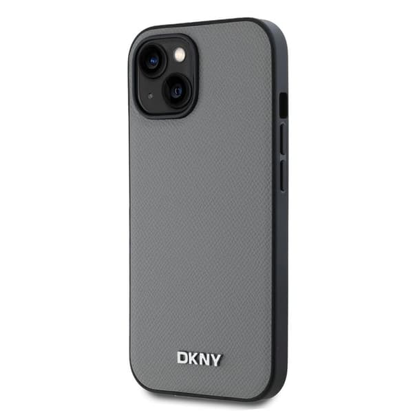 Fodral för iPhone 14 - Kompatibel med MagSafe - Grå - DKNY