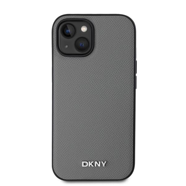 Fodral för iPhone 14 - Kompatibel med MagSafe - Grå - DKNY
