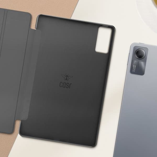 Fodral för Xiaomi Redmi Pad SE Fällbart Stöd Video Höjd kant Made for Xiaomi Svart
