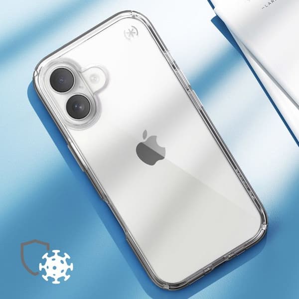 Coque för iPhone 16 Anti-fall 4m Presidio Perfect-Clear Speck Transparent