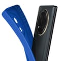 Miniatyrbild 3 av 5: Coque för Honor Magic 7 Lite Silikon Slät Kamera Blockerad Blå
