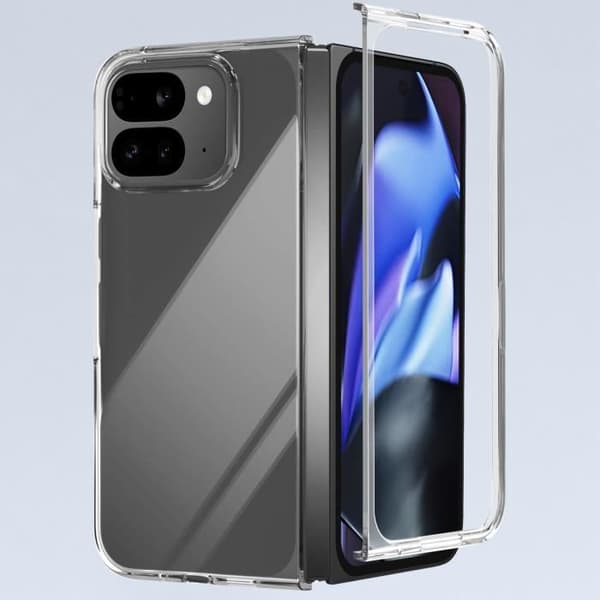 Hård skal för Google Pixel 9 Pro Fold med upphöjd kamera Abeel Transparent