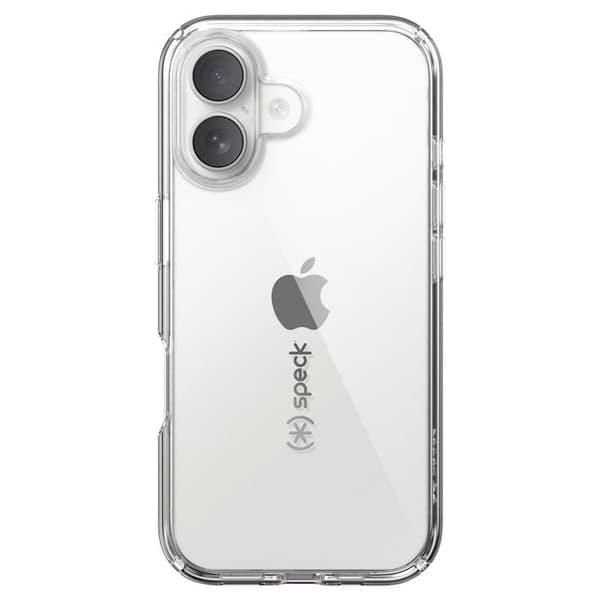 Coque för iPhone 16 Plus Dubbel Lager Stötsäker 2.4m GemShell Speck Transparent