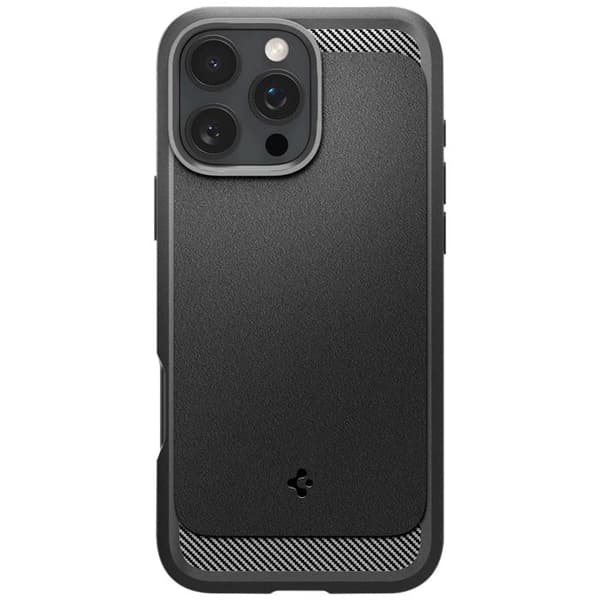 Coque MagSafe för iPhone 16 Pro Stötsäker Med Förstärkta Hörn Spigen SGP Svart