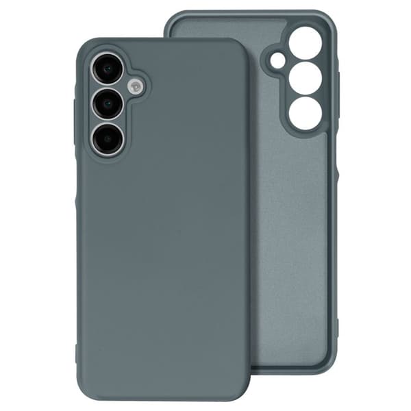 Skyddande skal för Samsung Galaxy A16 Semi-rigid Soft-touch Anti-fingeravtryck Mörkgrå