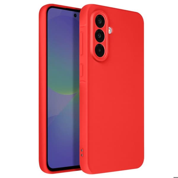 Coque för Samsung Galaxy A36 Semi-rigid Soft-touch Anti-spår Röd
