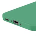 Miniatyrbild 4 av 5: Siliconförpackning för Samsung Galaxy A36, slät, skyddad kamerablokk, grön