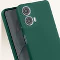 Miniatyrbild 4 av 4: Coque för Motorola Moto G24 Power Silikon Mjuk Matt Mörk Grön