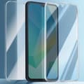 Miniatyrbild 3 av 4: Heltäckande skal för Samsung A16 med upphöjd kameralins, transparent