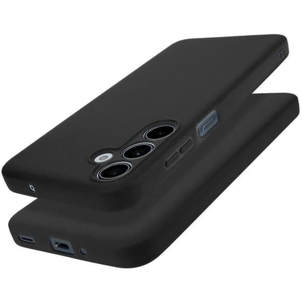 Silicone Soft Matte Black Case for Samsung Galaxy M35