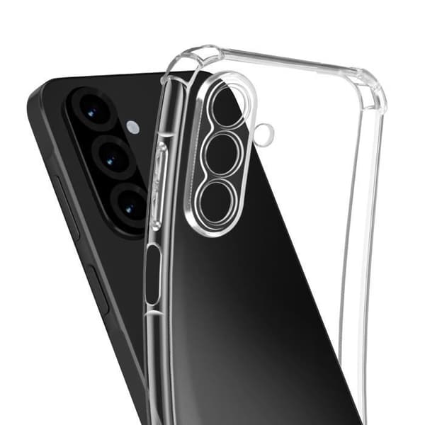 Stöttålig skal för Samsung Galaxy A26 med förstärkta hörn Mayaxess Transparent