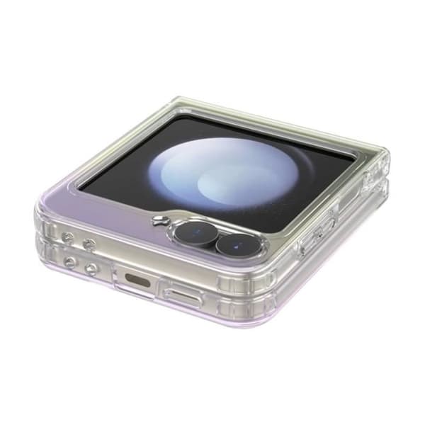 Skyddshölje - BIGBEN - Samsung Galaxy Z Flip 6 - Transparent - Stöttålig - Förstärkt