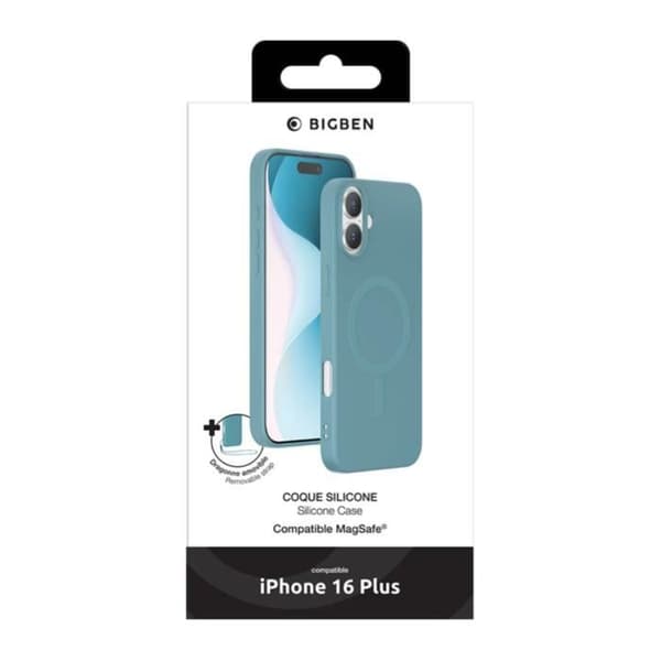 Skyddshölje - BIGBEN - iPhone 16 Plus - Flexibelt - Grön - Stötabsorberande