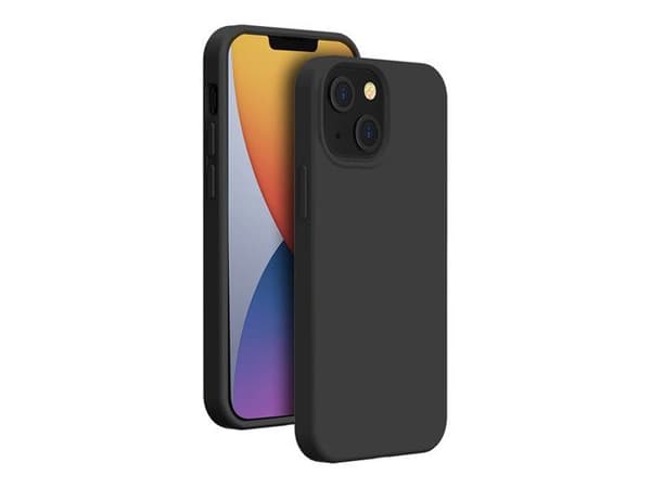 Coque - BIGBEN - iPhone 13/14 - Mjuk SiliSoft - Stötabsorberande - Matt Svart