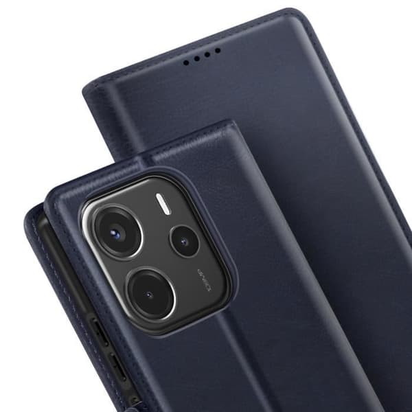 Fodral för Xiaomi Redmi Note 14 4G Videostöd Blå Natt