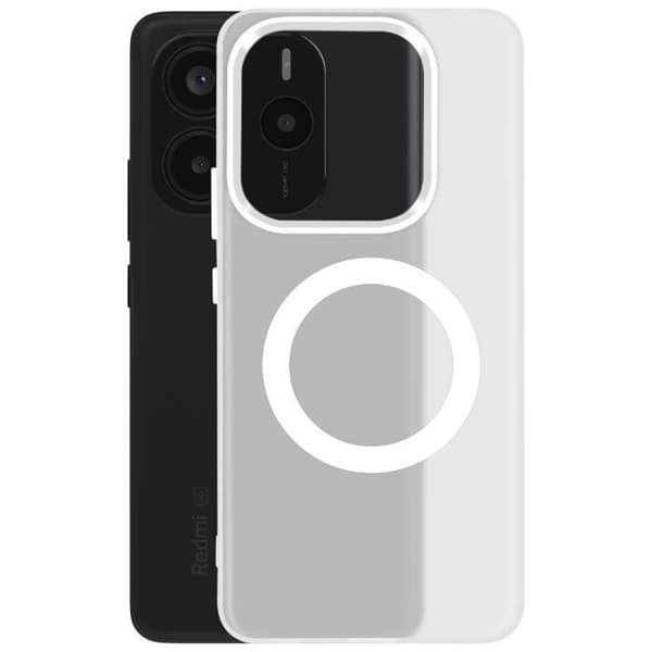 Coque för Xiaomi Redmi Note 14 5G MagSafe Stötsäker Militärkvalitet Vit