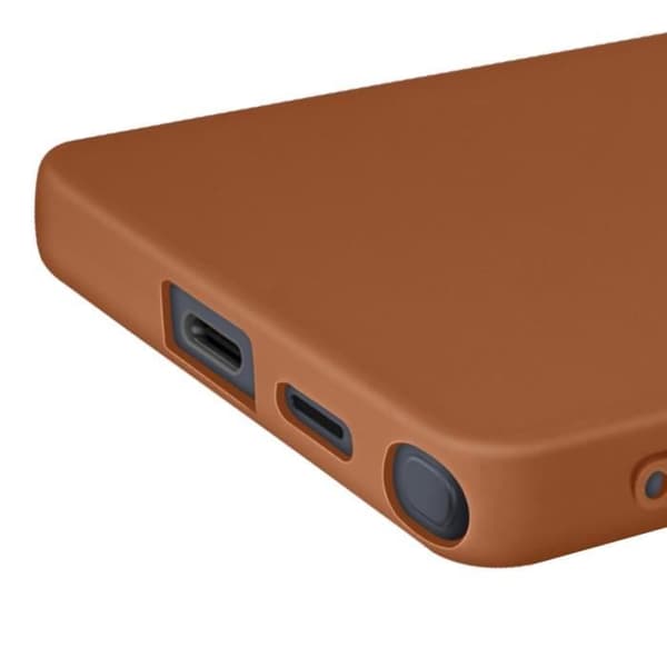 Skydd för Samsung Galaxy S25 Ultra i Matt Silikon Brun
