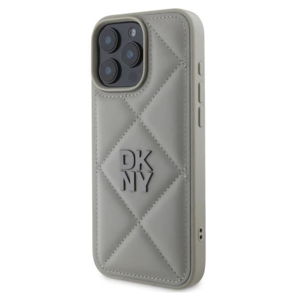 Skyddsskal för iPhone 16 Pro Max Kviltat DKNY Grå