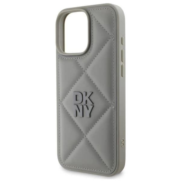 Skyddsskal för iPhone 16 Pro Max Kviltat DKNY Grå